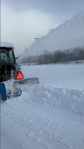 64” Rear PTO snow blower on 35 HP LS Tractor! #LSTractor #3SeasRecreation