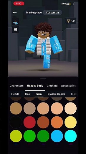 Here is how to make one part of your body a color in Roblox ￼