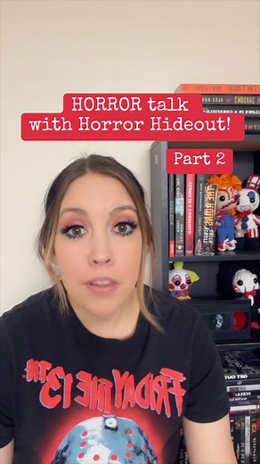 Part 2: HORROR talk with Horror Hideout 🍿 Let’s pick a movie! #fyp #scary #horror #horrortok #horrormovies #horrorhideout #horrorrecommendation #movierecommendation #scarymovie #scariestmovie #disturbiamovie #jurassicworld #jurassicworldfallenkingdom #brycedallashoward #chrispratt #horrortowatch #mustseehorror