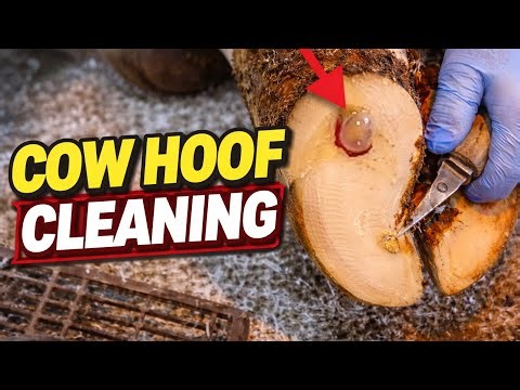 Cow Hoof Abscess EXPLODES 😱 Instant Relief You Won’t Believe