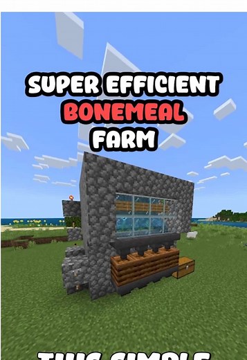 Unlimited Bonemeal Farm in Minecraft 1.21 Challenge