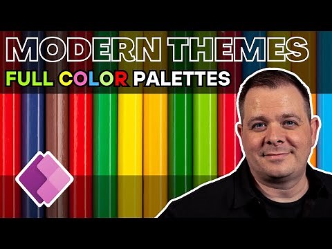 Power Apps Modern Themes & Creating a Full Color Palette 🎨🖌️