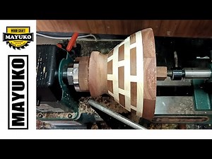 SEGMENTED BRICK BOWL, pine wood