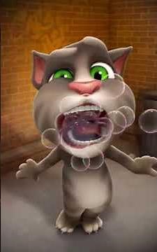 Talking Tom's Bubble Burp Animation!