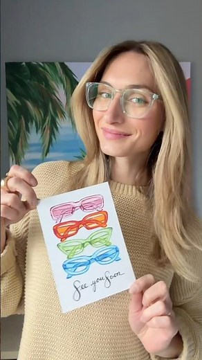 Create a custom postcard with us! 💌 livtopaint wears Vinyl! #Eyebuydirect #Artist #Postcard
