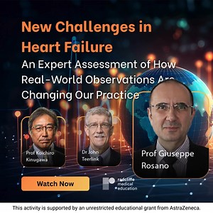New Challenges in Heart Failure: An Expert Assessment of How Real-World Observations Are Changing Our Practice. Join us as we bring real-world insights to life, helping you apply the latest evidence to your practice and ultimately improve patient care. | Radcliffe Cardiology