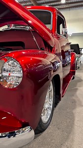 Candy-red Chevy 3100 🔥 mirror-clean chrome, flawless body lines, and a 409 V8 under the hood—classic looks with real muscle. Built to steal the show. 🛻💥#Chevy3100 #ClassicTruck #409V8 #CustomChevy #VintageTruck | American Classic Cars