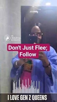 Don't Just Flee; Follow