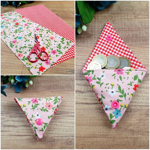 55K views · 312 reactions | Incredibly Easy 朗 Double-sided coin purse sewing | Hobby | Facebook