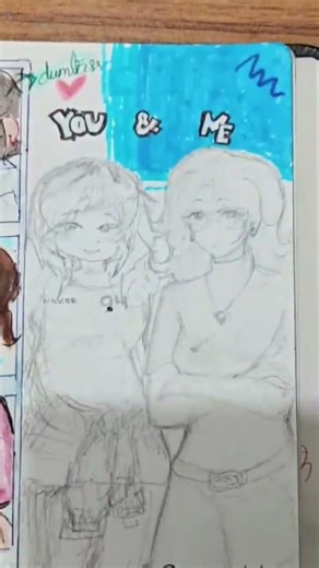 collab with mai pookie: ‪@Hashimoto_Yamiko‬ 🤍💞#fyp #art#gacha#ibispaintx#gachalife