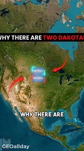 1.1M views · 7.7K reactions | Why There Are 2 Dakotas? 樂類 #Dakota #usa #history #geography #maps #shorts | Geo All Day | Facebook