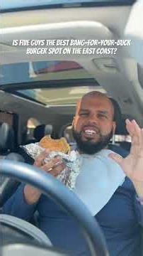 Is Five Guys the best bang-for-your-buck burger spot on the East Coast?People always complain!