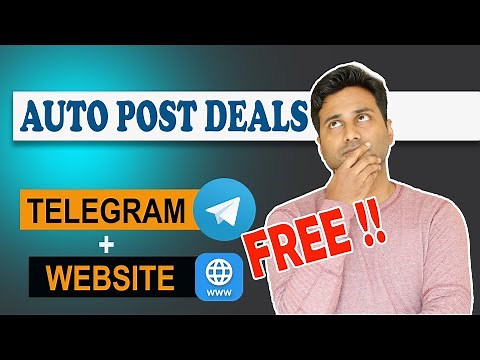 Auto Post Amazon, Flipkart & other Affiiate links on Telegram & Websites for Free!! [Hindi]