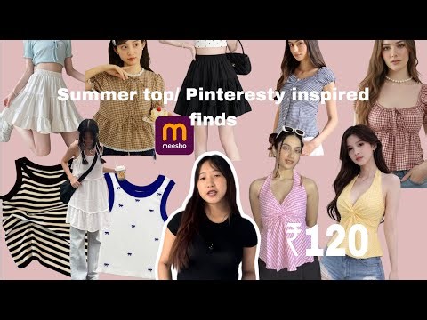 Meesho summer / Spring tops finds 💛🫶starting ₹120 best Pinteresty finds 🤍🌸⛄️