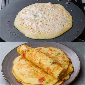 4.1M views · 47K reactions | No Dough-Making-No Knead-No Rolling- Healthy & Easy Nashta Recipe | Delicious Quickly Made Breakfast | N'Oven Recipes | Facebook