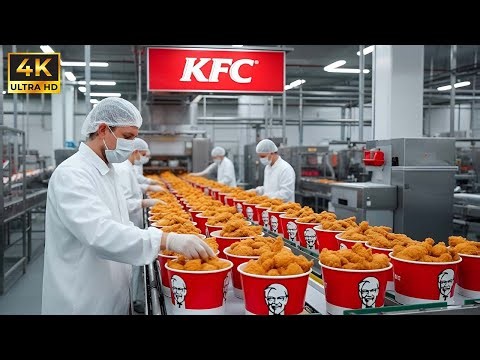 Inside a Crispy Chicken Factory: From Fresh Poultry to Perfectly Fried (Full Process)