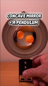 Mesmerizing Concave Mirror + a Pendulum