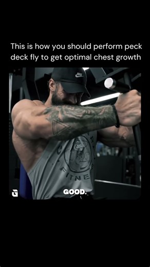 This is how you should perform peck deck fly to get optimal chest growth