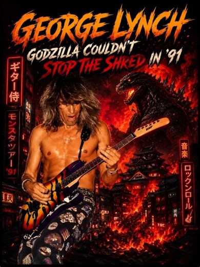 George Lynch’s 1991 Tone Was So Heavy It Awakened Godzilla #georgelynch #scarygroove #rock