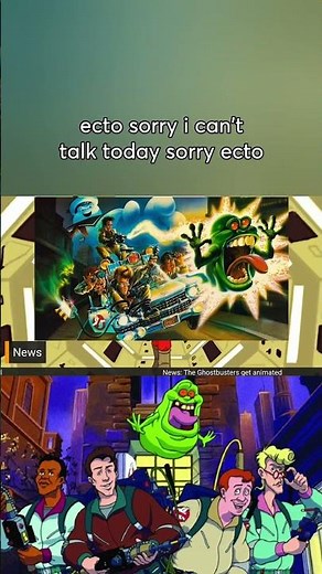 The Ghostbusters get animated
