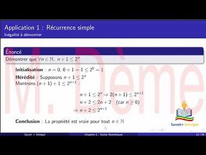 SUITES NUMÉRIQUES pour le BAC S : Cours Complet - Formule Explicite, Récurrence, Convergence