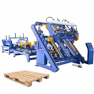 [Hot Item] Wood Pallet Maker Machine Automatic Wooden Pallet Making Machine Production Line