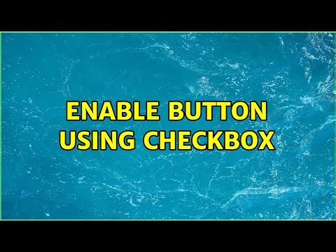 Enable button using checkbox (3 Solutions!!)