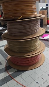 Timeplast filament, round two. I will leave out some of the details for a future reel, but I will say that the replacement spools for my previous purchase have been replaced, and I am going to start first with the holographic, reflective, glow in the dark filament that was just launched. The website has added a new statement that their filament is 1.75mm /- .15mm I am loading it up with a .8mm nozzle after drying overnight. I will be printing with their recommended specs and I will report back! 