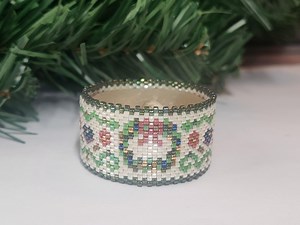 Beaded Antique Wreath Tealight Holder and Napkin Ring Instructions - Etsy