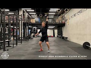 Single Arm Dumbbell Clean and Jerk
