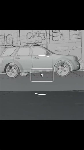 End of the Line Breakdown | Blender Car Chase #shorts #Blender #CarChase #Breakdown