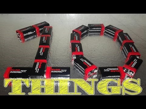 10 Incredible things to do with a 9v battery-10 Life Hacks