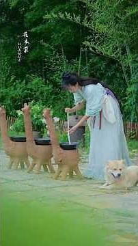 Traveling back 1000 years to Tang Dynasty, handcrafting velvet flowers and Hanfu, dancing gracefully