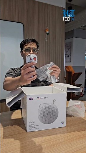 BenQ GV50 laser projector: Big-screen brilliance and a portable design with rich sound. #Projector