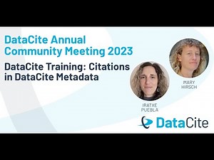 DataCite Training: Citations in DataCite Metadata