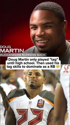 Doug Martin had joy for the game of tag and brought that joy to football ❤️