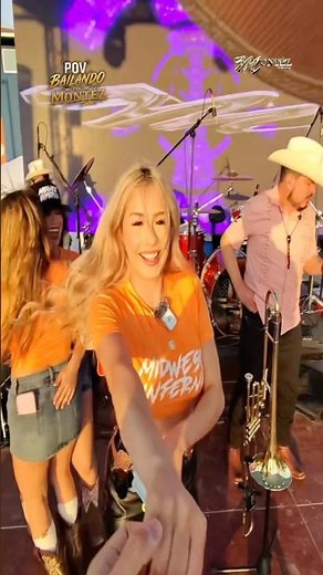 POV of a huge dance party from the stage! 🤠 | Montéz de Durango