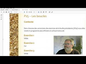 Python - Correction C1P25Ex3 - Les boucles