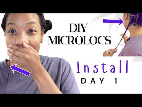 Installing My Own Microlocs | Interlocking Method | DIY Microloc Install
