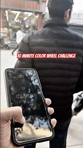 10 Minute Color Wheel Challenge 😭 #funny #challenge #shorts