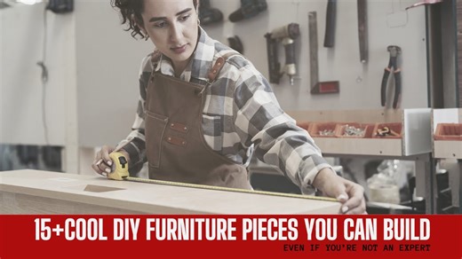 17 cool DIY furniture pieces you can build, even if you’re not an expert