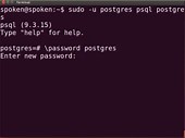 Installation of PostgreSQL in English