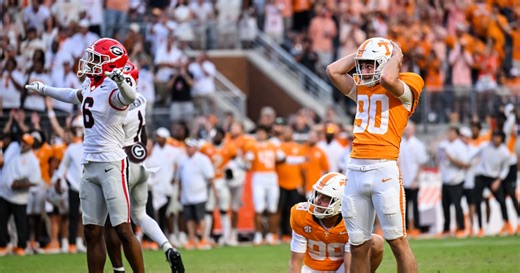 Tennessee Fans Send Clear Message to Kicker Max Gilbert After Georgia Game