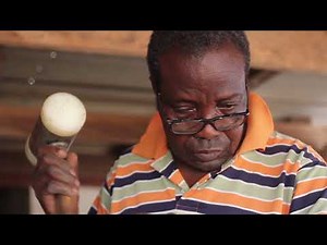 The Birth of an Ebony Wood Sculpture in Ghana, West Africa