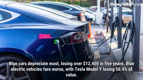 Blue Tesla Model Y loses half its value in just 5 years