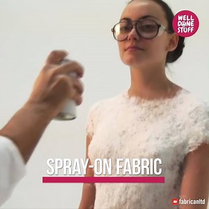 17K views · 55 reactions | Create unique designs with this innovative spray-on fabric in a can | Well Done Stuff | Facebook