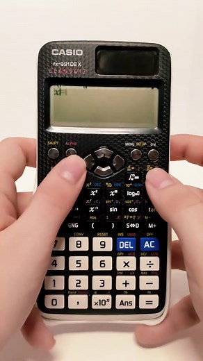 Playing Pong on Casio fx-991DE X Calculator