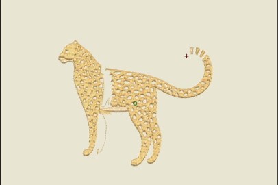 Leopard Embroidery Design. Digital Machine Stitch File Featuring Detailed Spotted Wild Cat Artwork for Apparel Fashion Decor Sewing. - Etsy