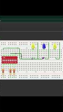 Schematic Dip Switch Control 3 LED's