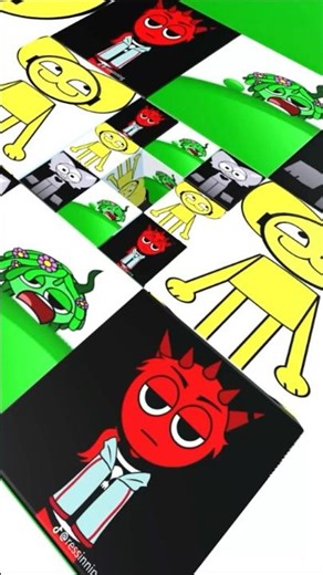 Sprunki grab the knife meme 😀#sprunki #shorts #animation #flipaclip #incredibox #game # #roblox